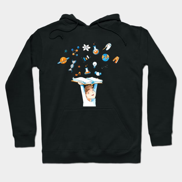 Education Concept Hoodie by Mako Design 